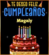 GIF Te deseo Feliz Cumpleaños Magaly
